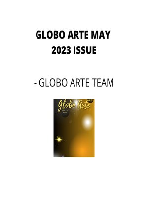 cover image of Globo arte May 2023 issue